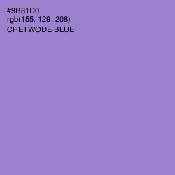 #9B81D0 - Chetwode Blue Color Image